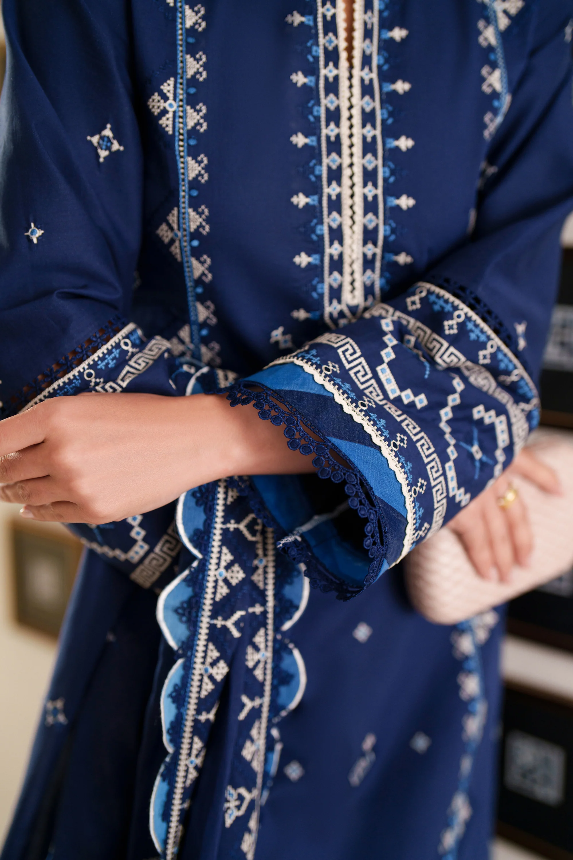 Sapphire - Luxury Lawn Suit - Image 4