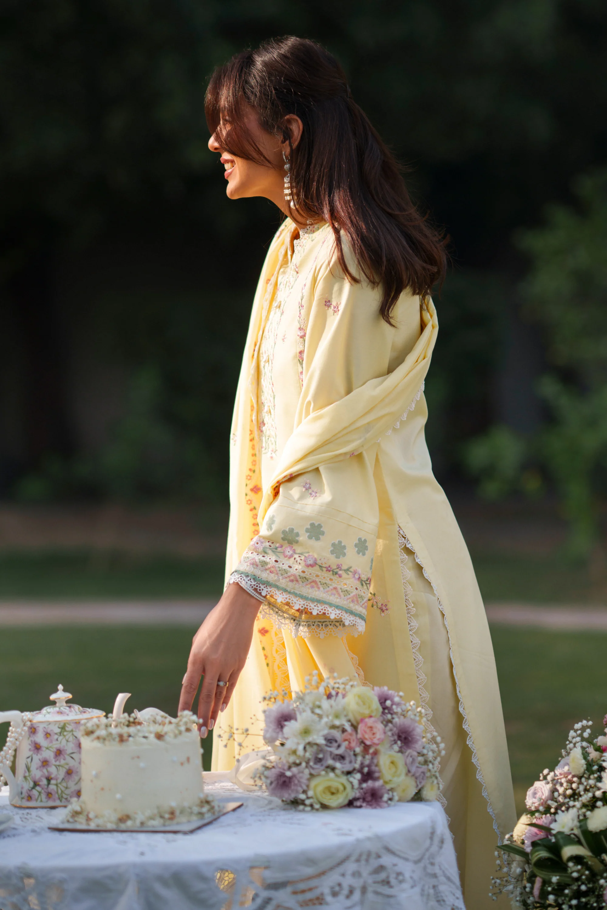 Soft Primrose - Luxury Lawn Suit - Image 7
