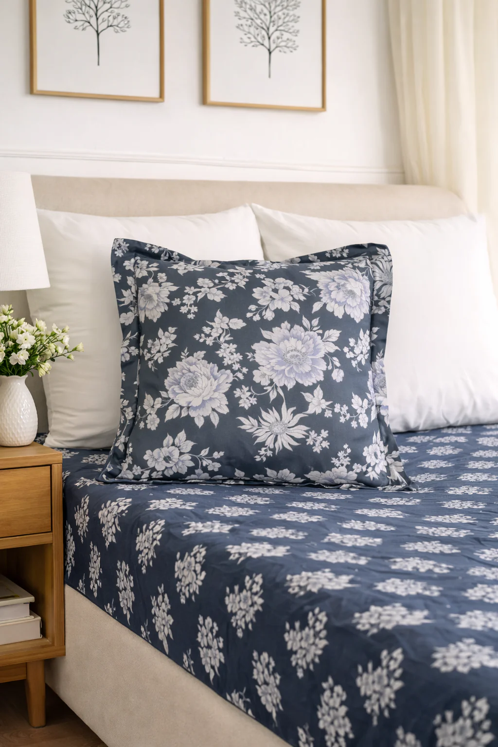 Celia Sateen Bed Sheet Set - Image 4