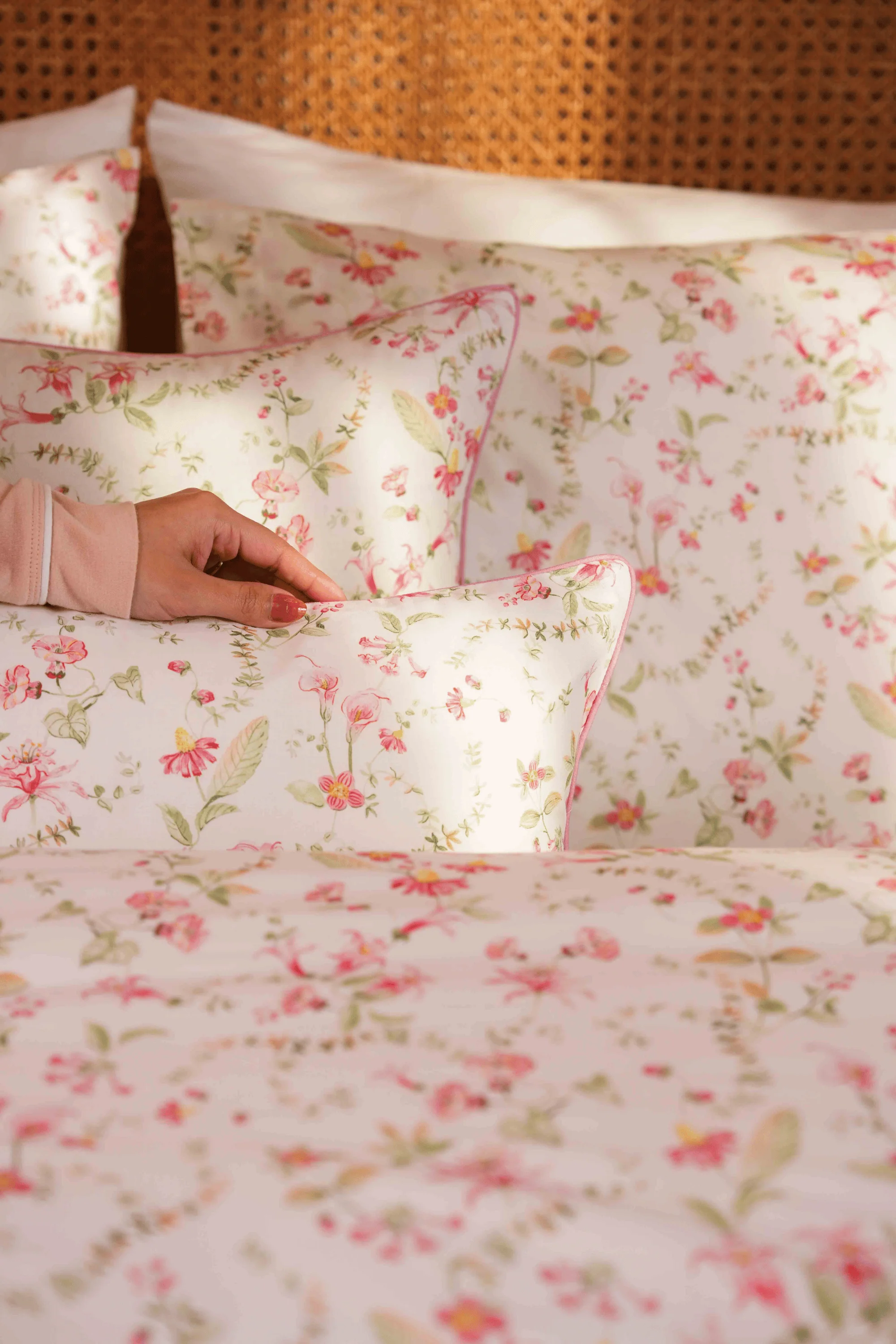 Dainty Blossom Percale Duvet Cover Set - Image 9