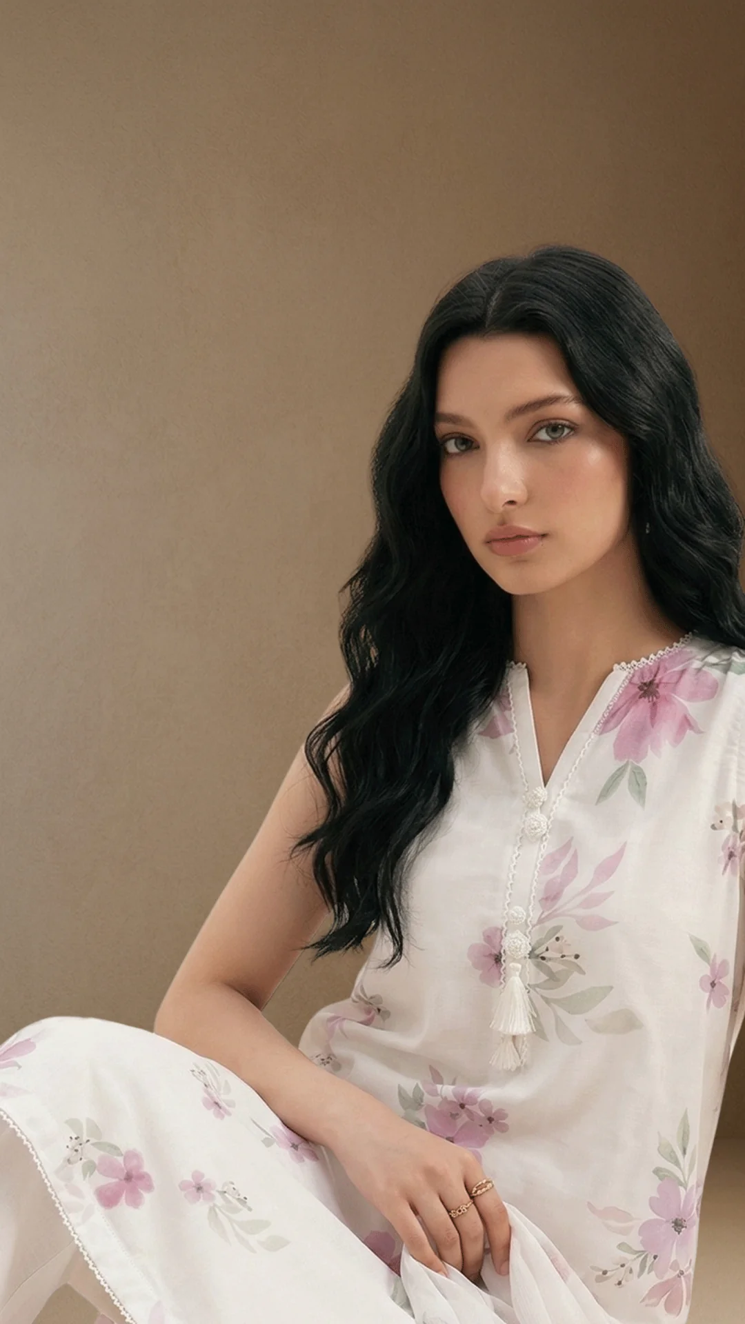 Floral Escape - Printed Lawn Suit - Image 4