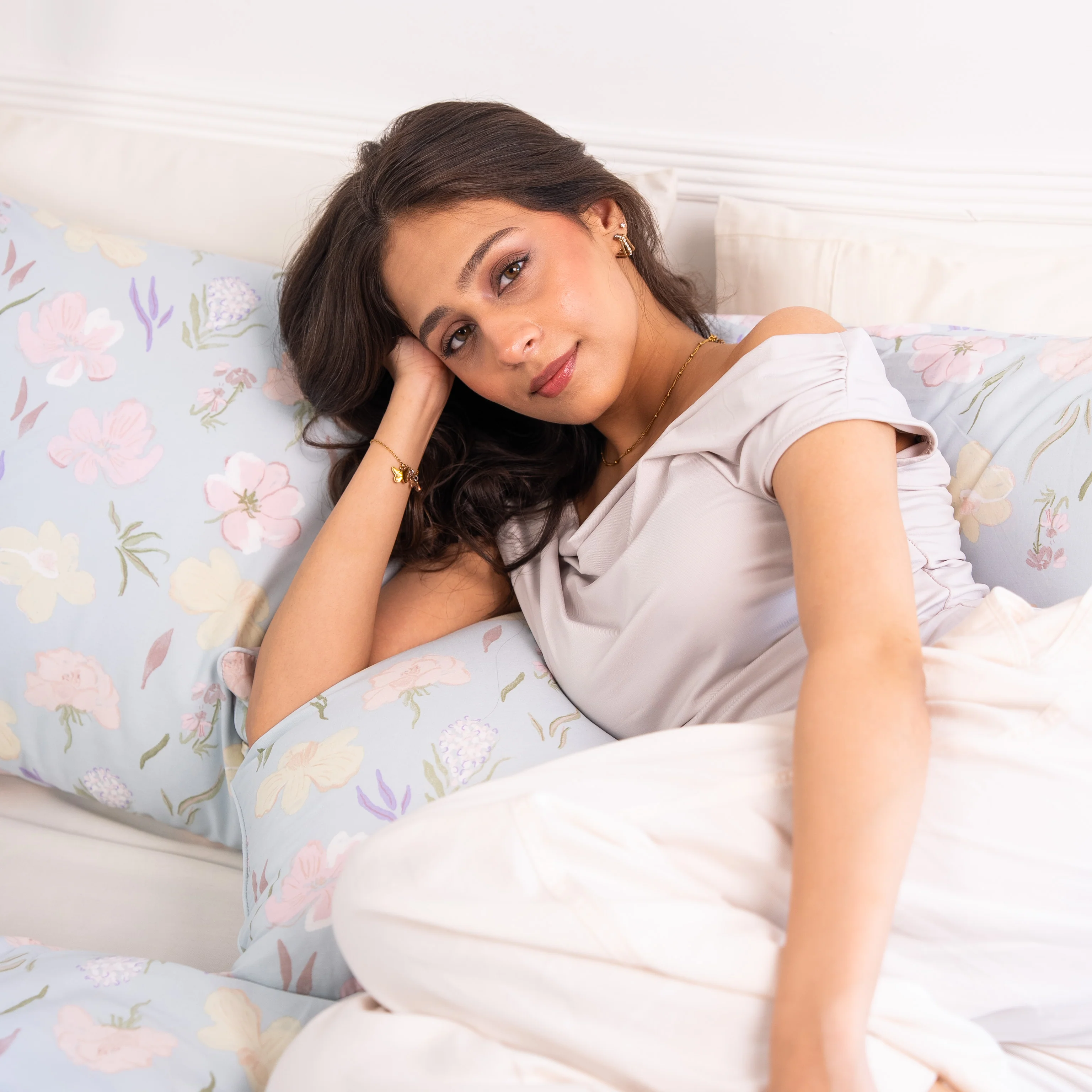 Gardenia Sateen Bed Sheet Set - Image 3