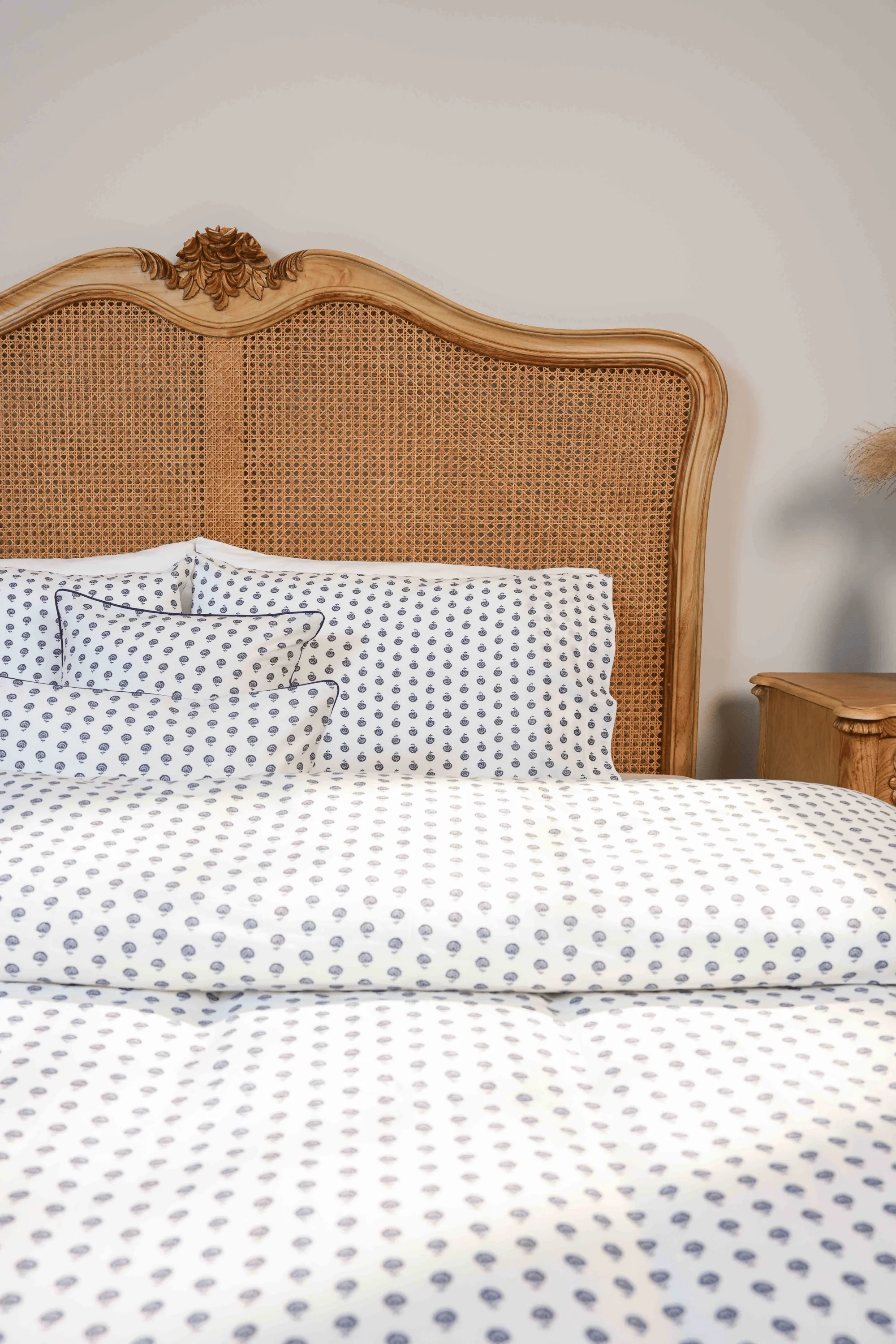 Indigo Medallion Percale Pillows & Cushions - Image 8