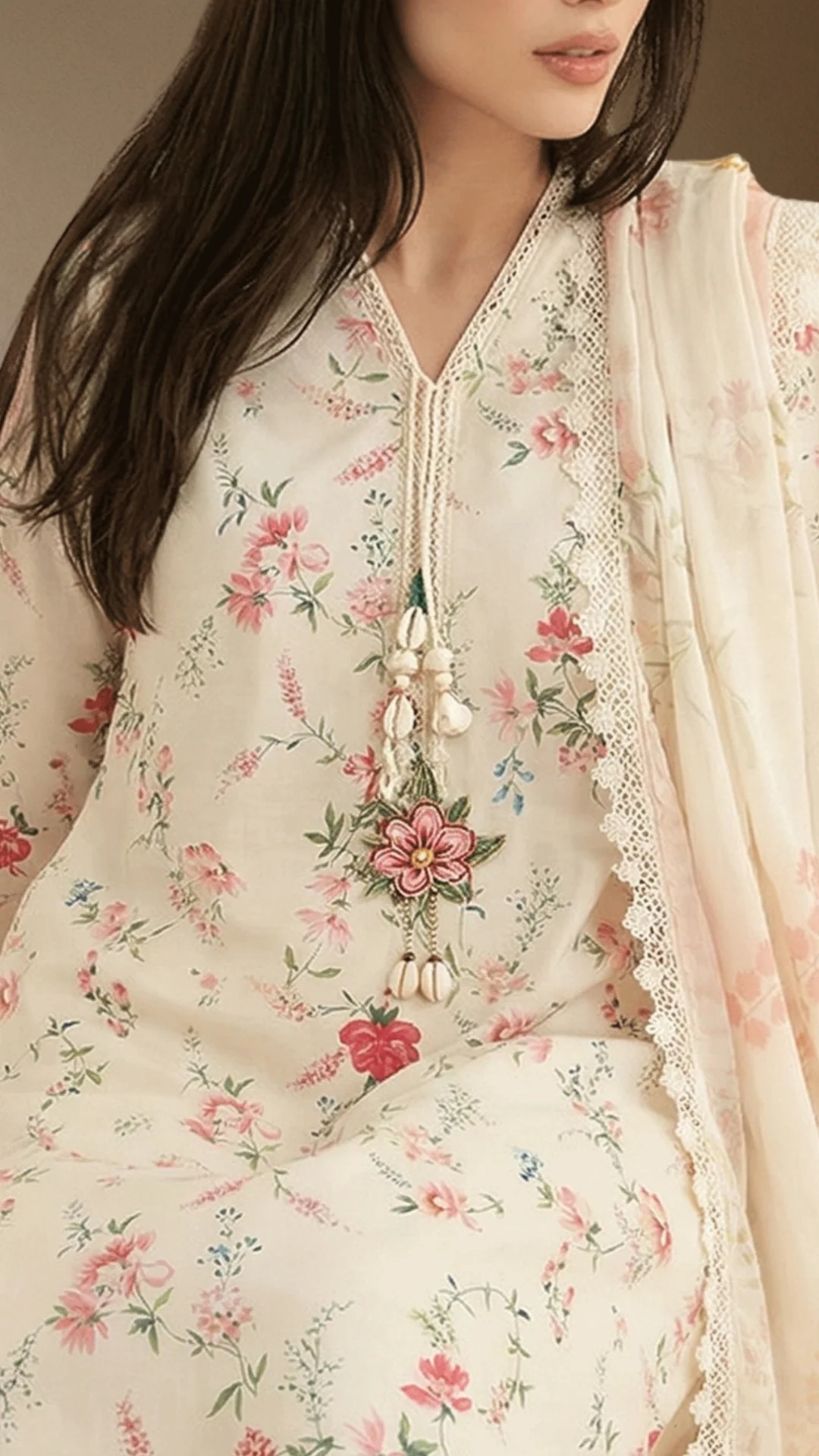 Jardin - Printed Lawn Suit - Image 6