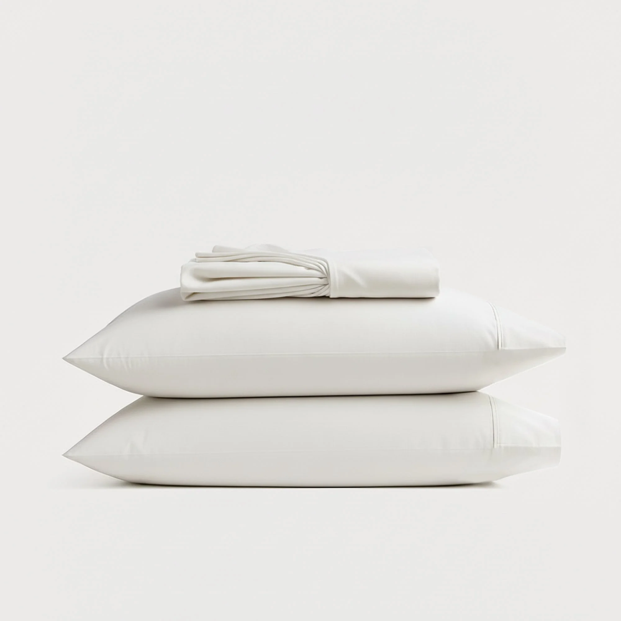 T500 White Bed Sheet Set - Luxe Edition - Image 2