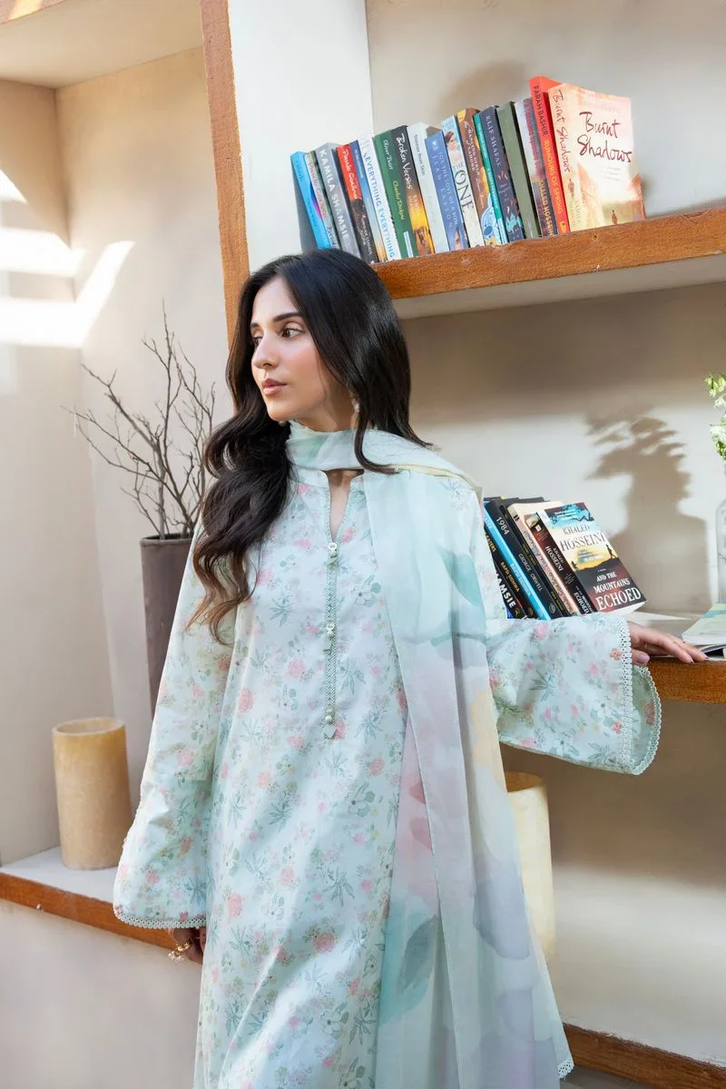 Mintscape - Printed Lawn Suit - Image 3