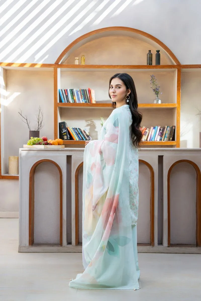 Mintscape - Printed Lawn Suit - Image 4
