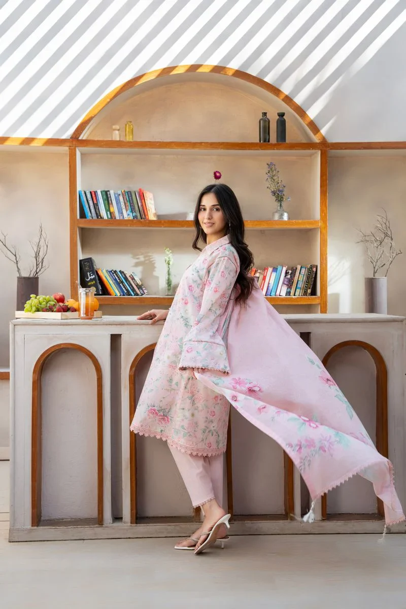 Muse - Printed Lawn Suit - Image 8