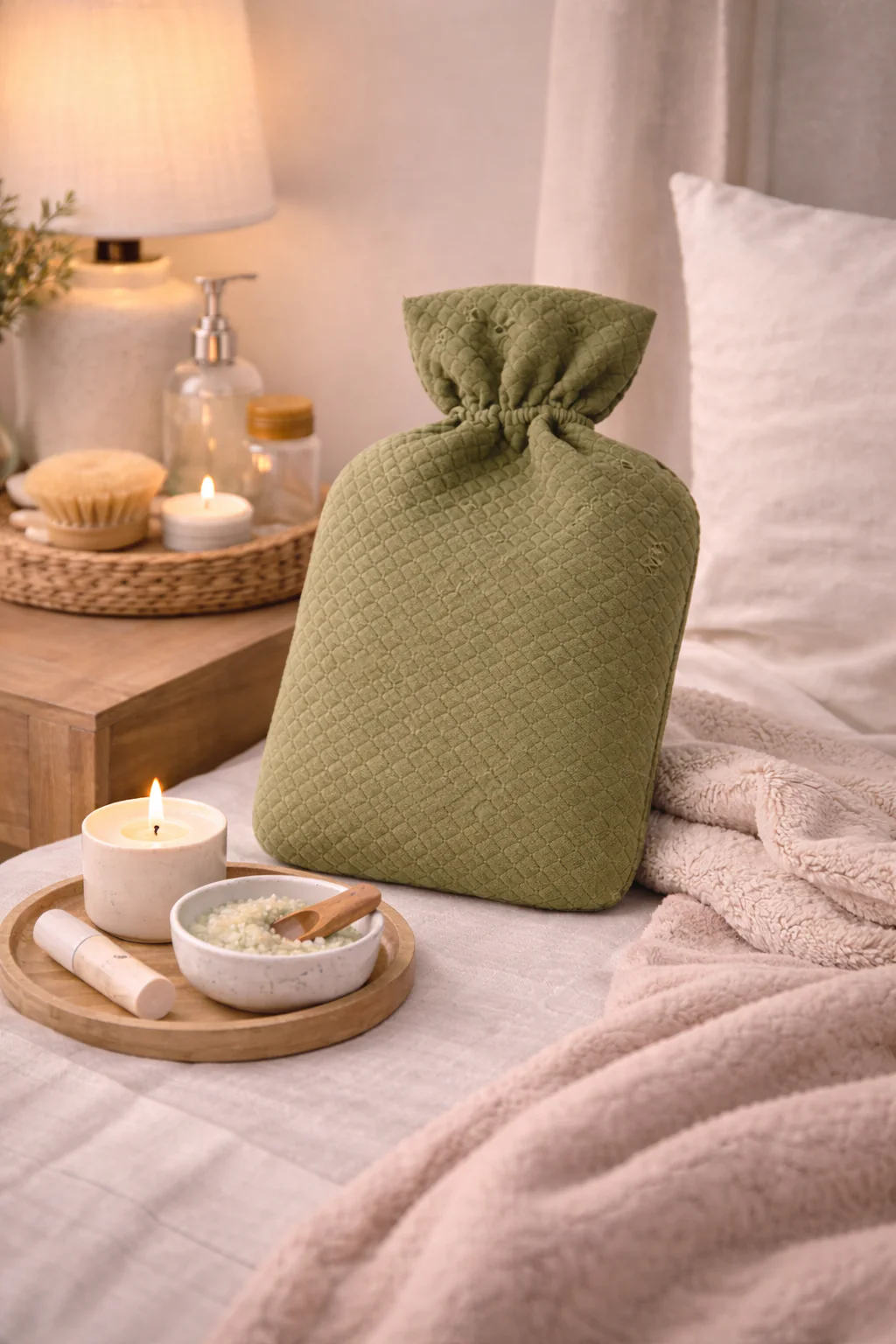 Quilted Hot Water Bottle Cover - Image 13