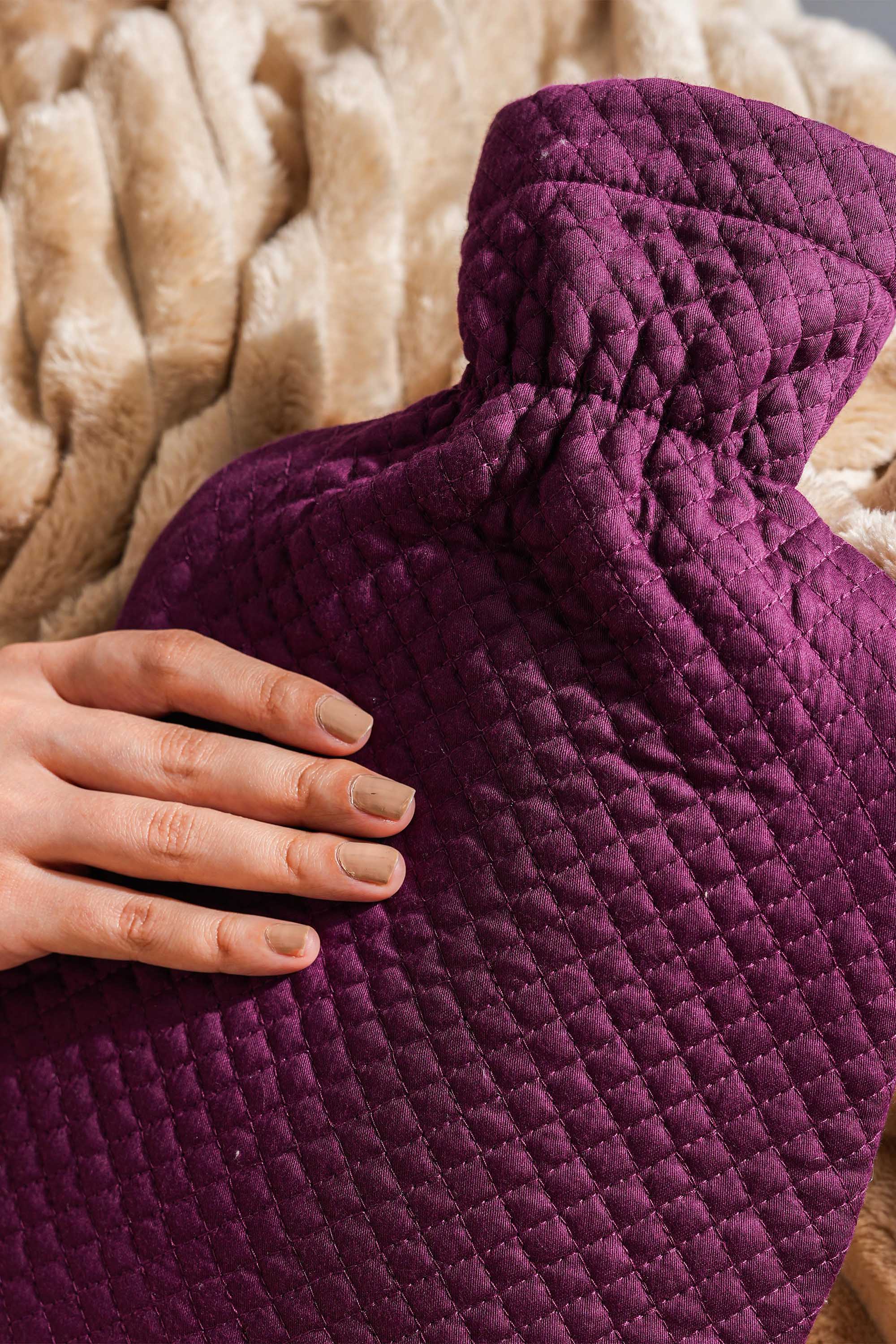 Quilted Hot Water Bottle Cover - Image 8