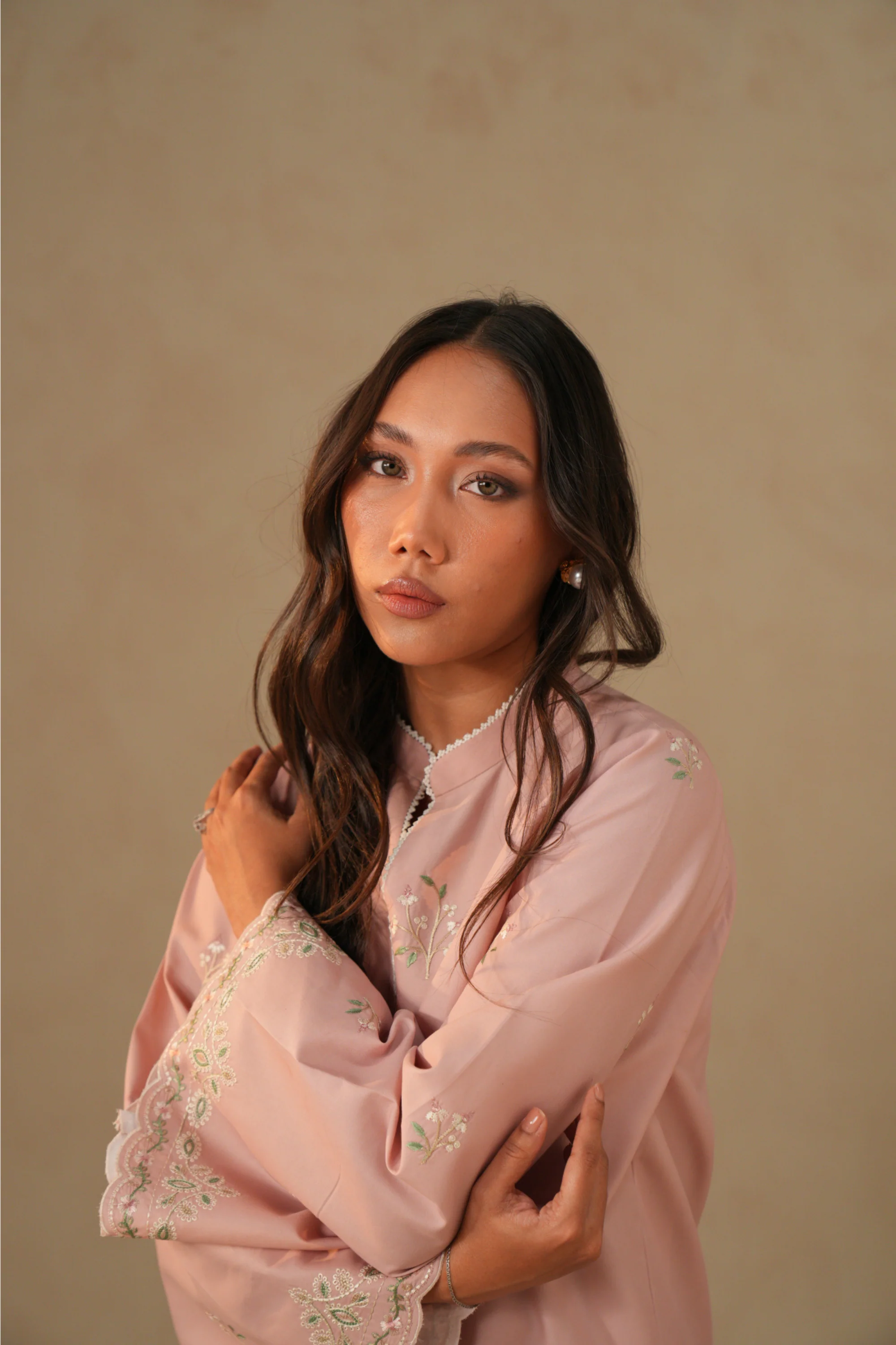 Rose Brocade Co-ord Set - Image 5