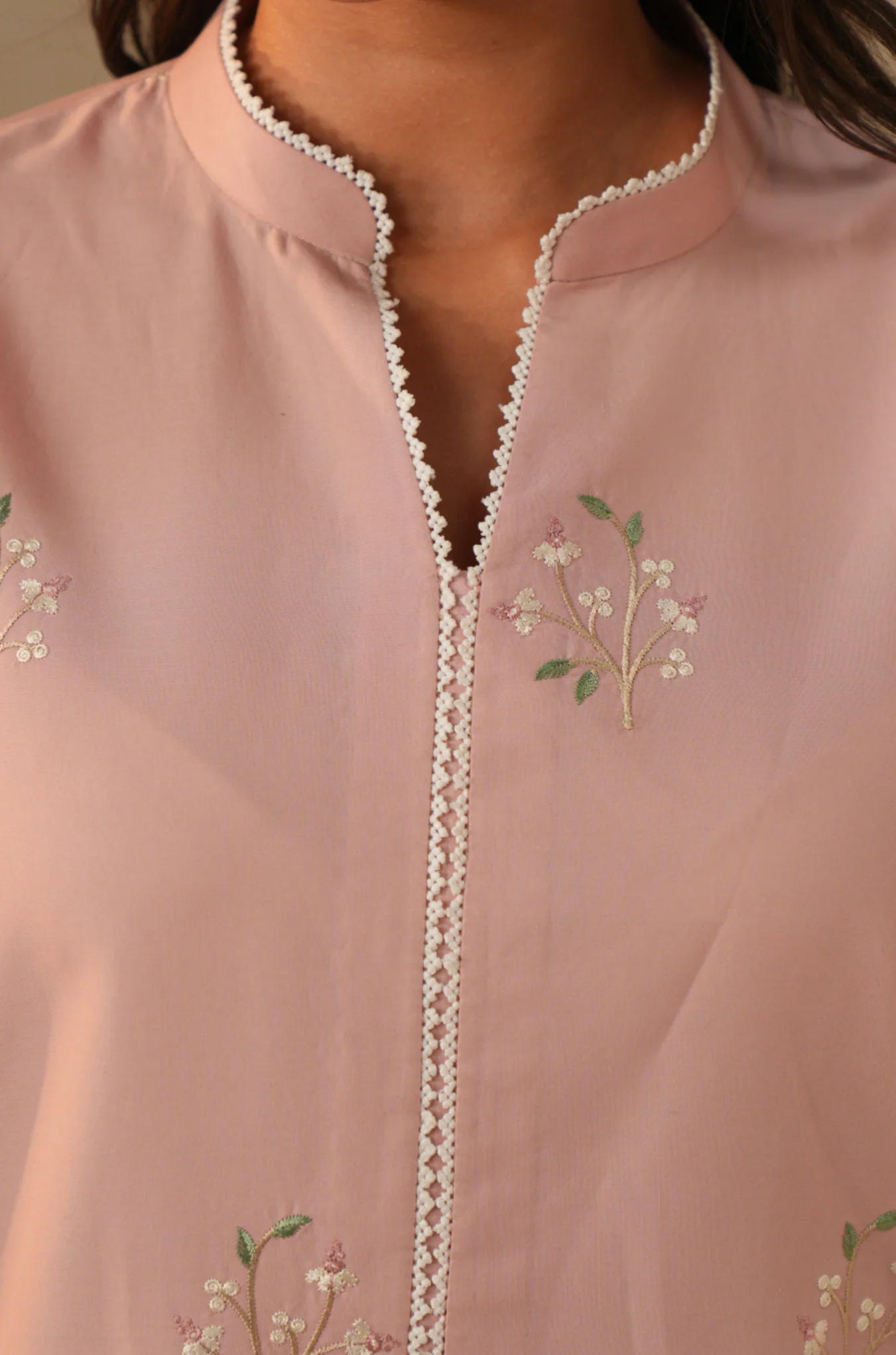 Rose Brocade Co-ord Set - Image 7