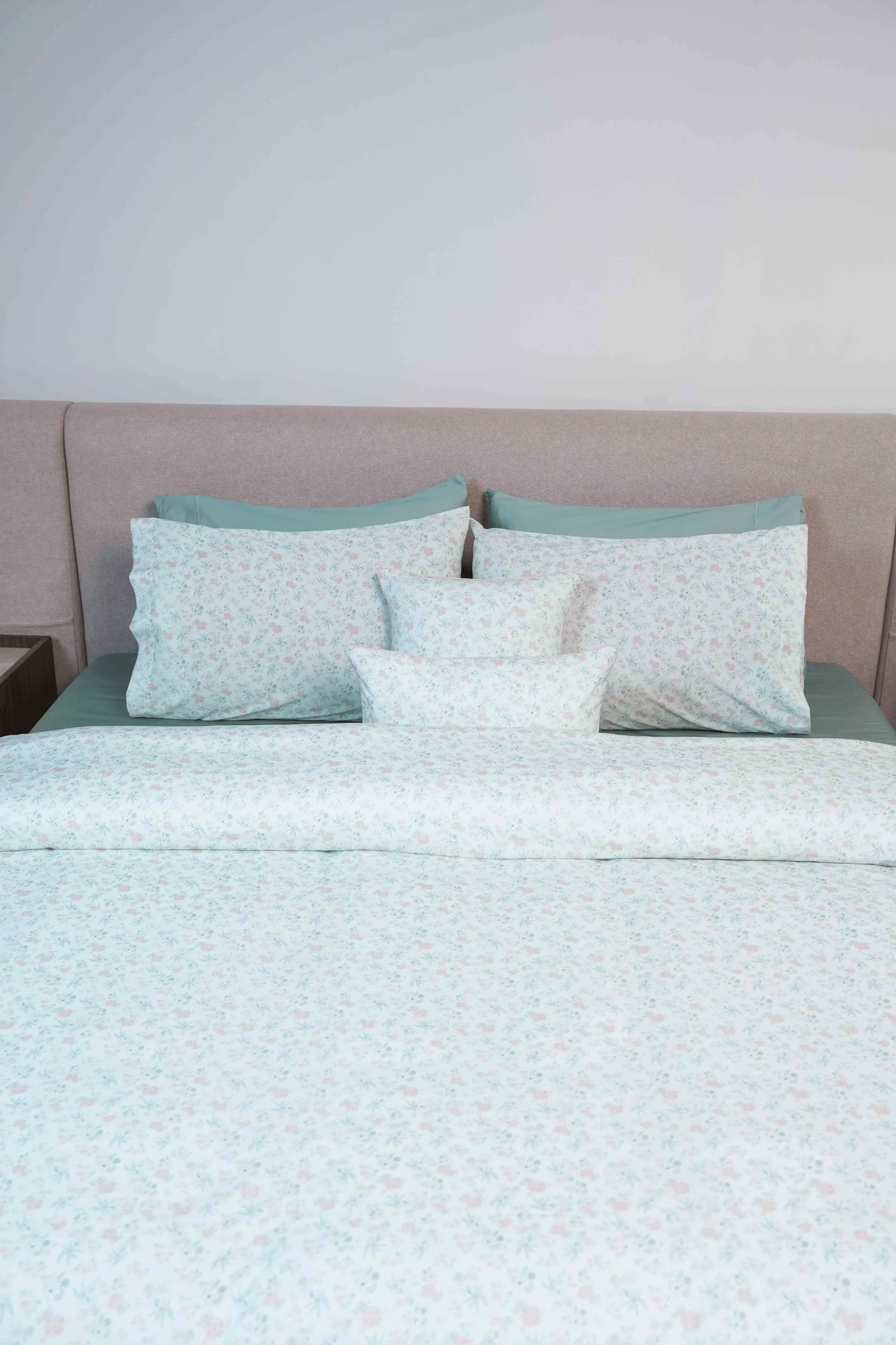 Sage Garden Percale Duvet Cover Set - Image 6
