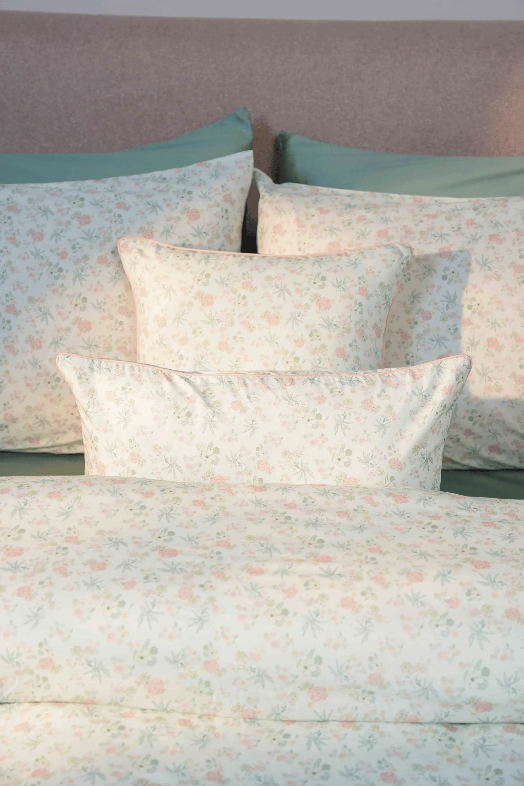 Sage Garden Percale Duvet Cover Set - Image 8