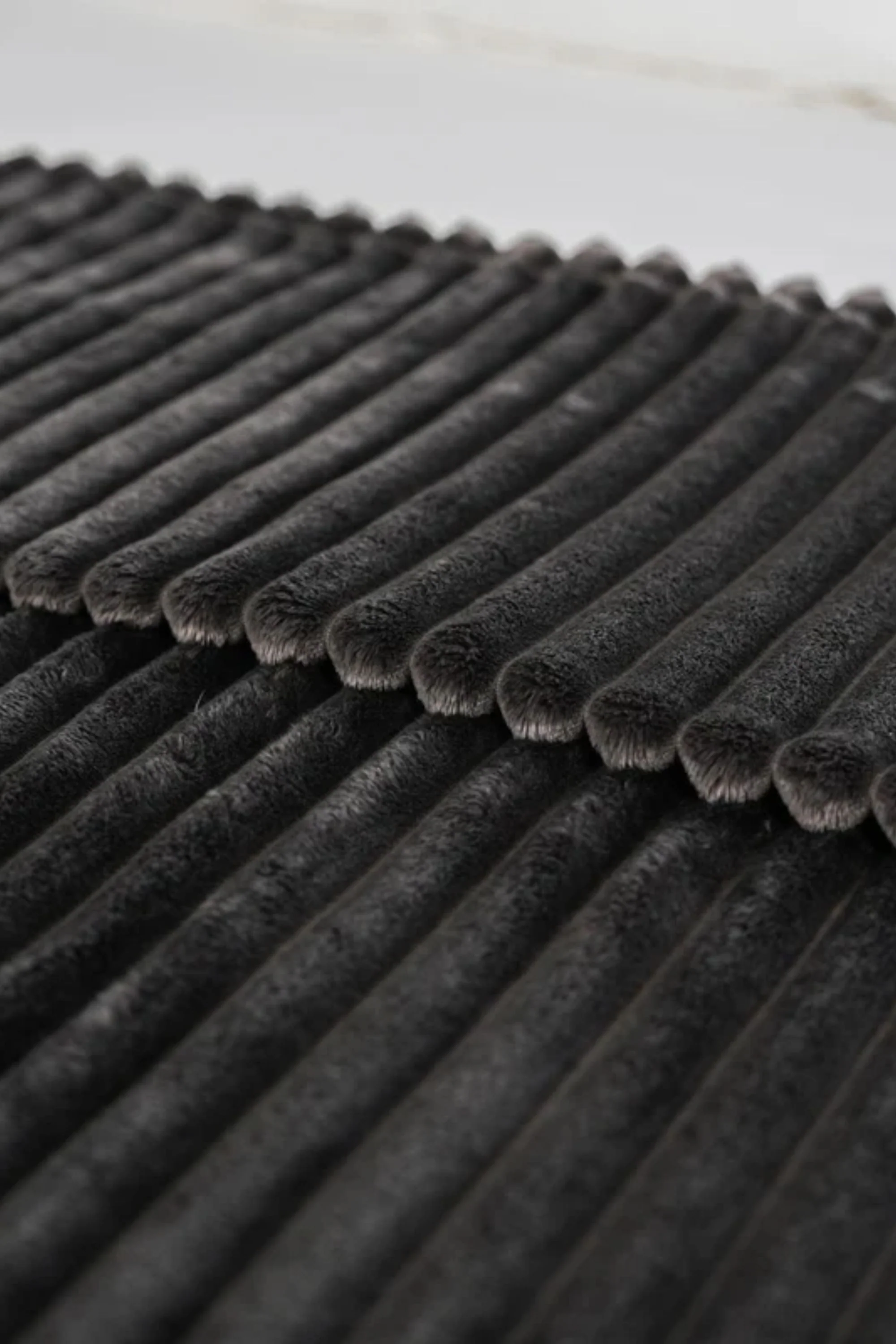 Striped Microfiber Plush Blankets - Image 4
