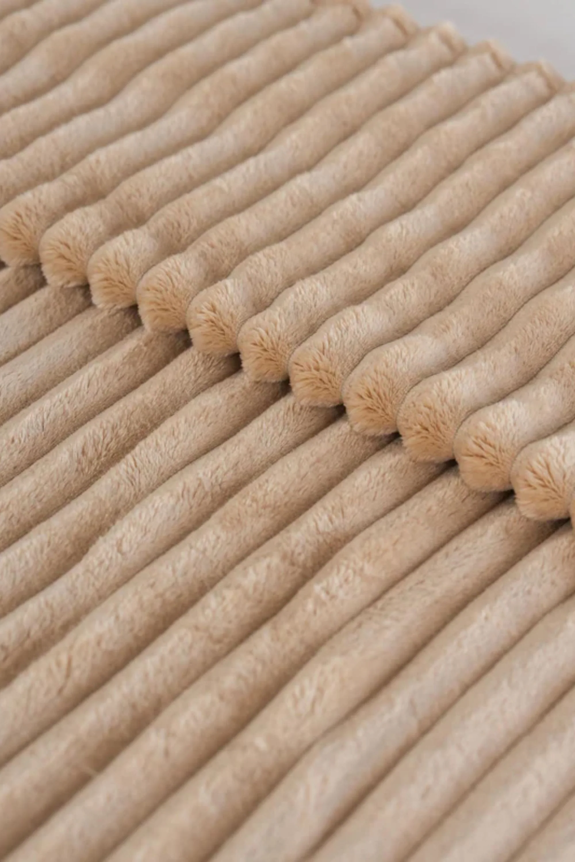 Striped Microfiber Plush Blankets - Image 6