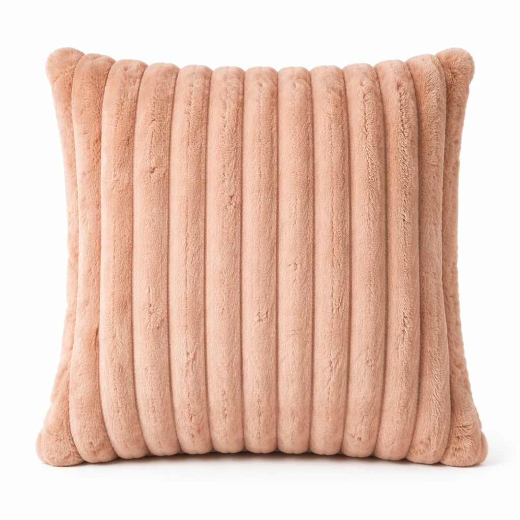 Striped Plush Cushions - Image 6