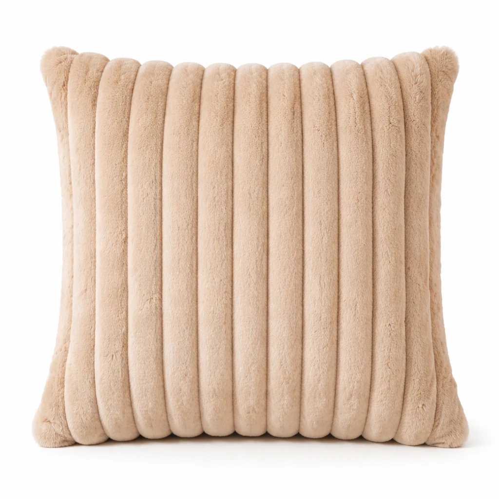 Striped Plush Cushions - Image 7