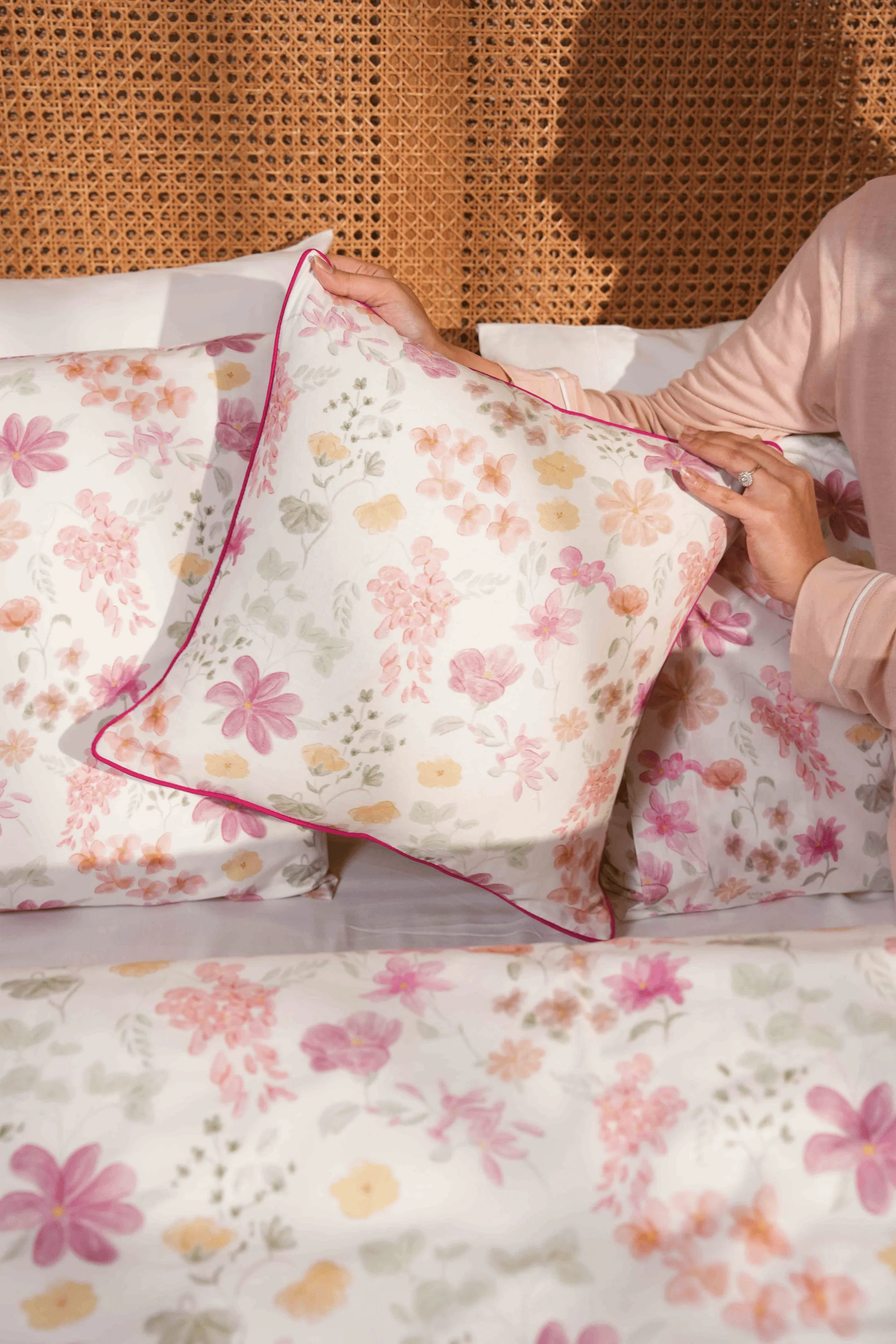 Wisteria Field Percale Pillows & Cushions - Image 10
