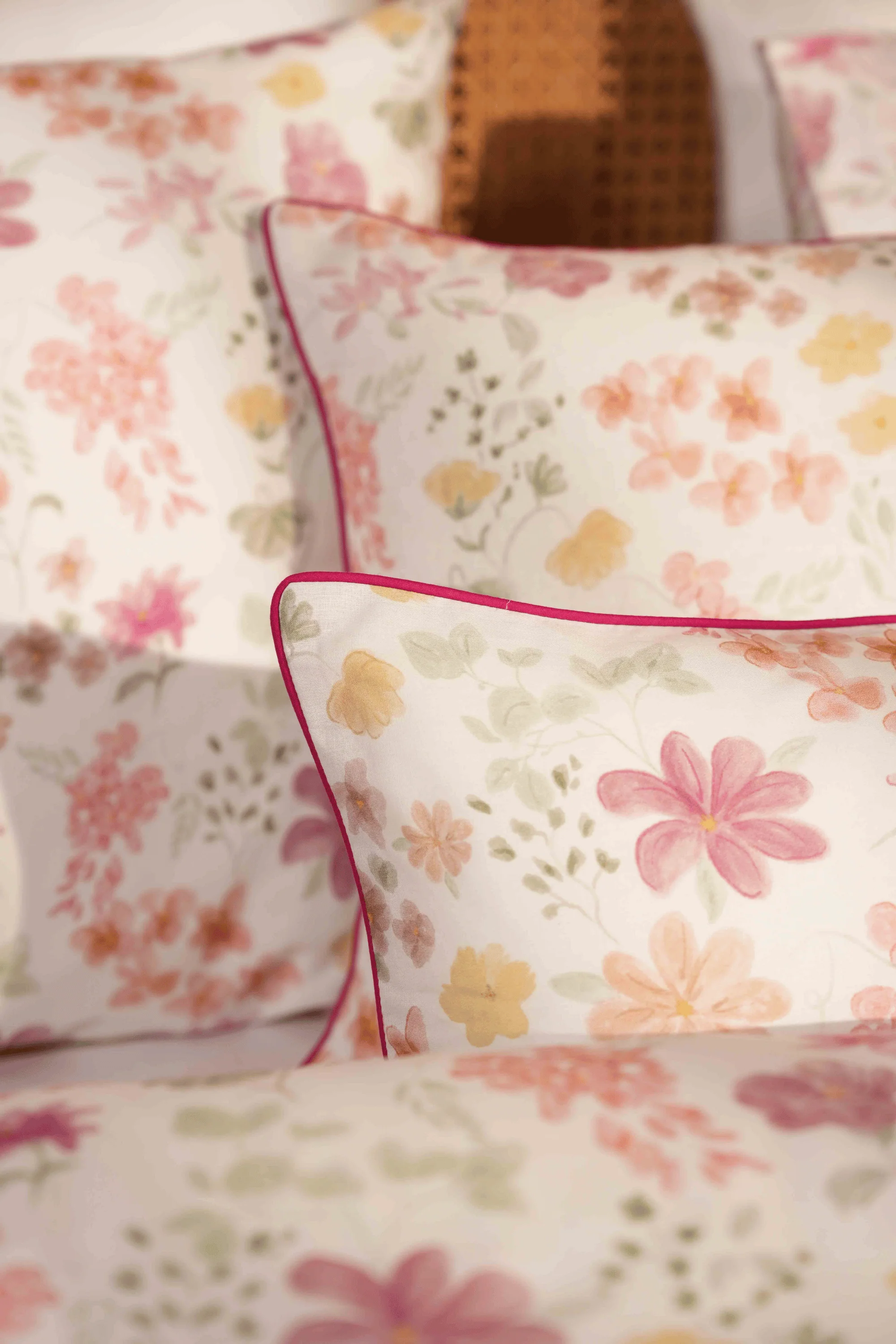 Wisteria Field Percale Pillows & Cushions - Image 4