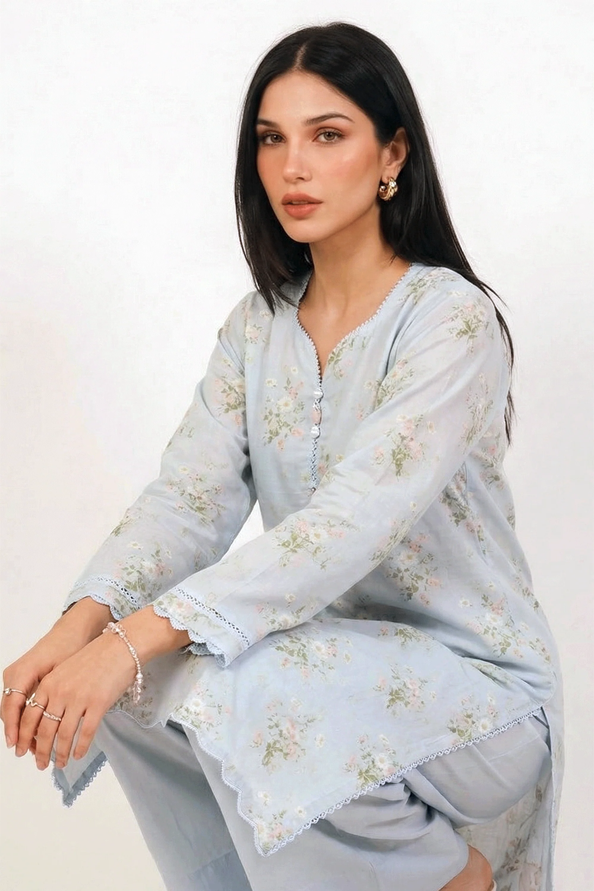 Zephyr - Printed Lawn Suit - Image 3