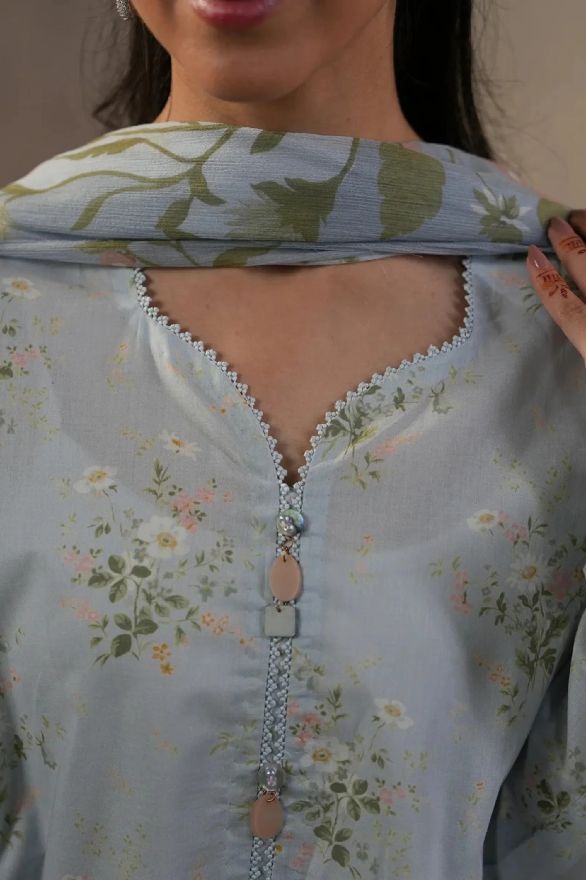 Zephyr - Printed Lawn Suit - Image 5